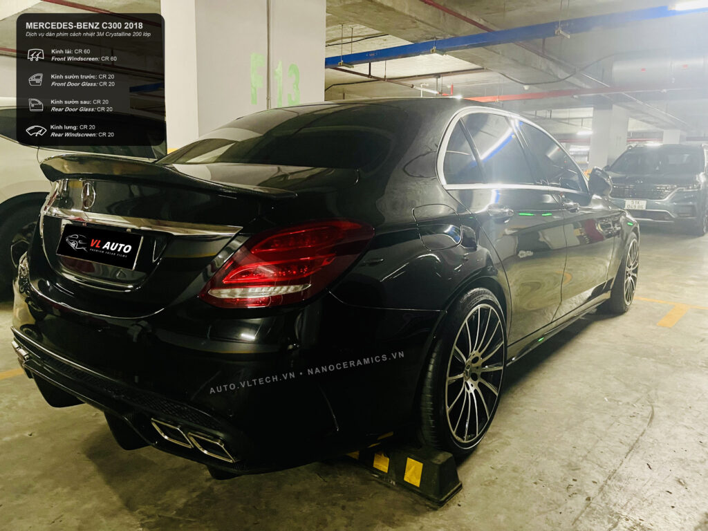 Phim cách nhiệt Mercedes C300