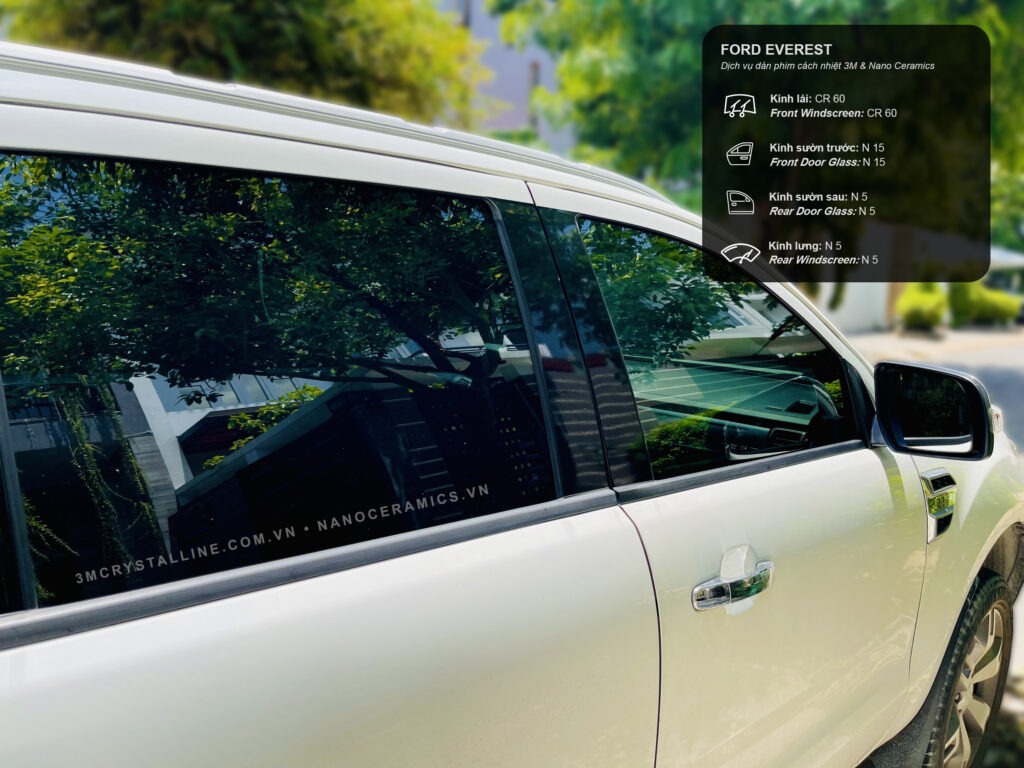 Phim cách nhiệt Ford Everest