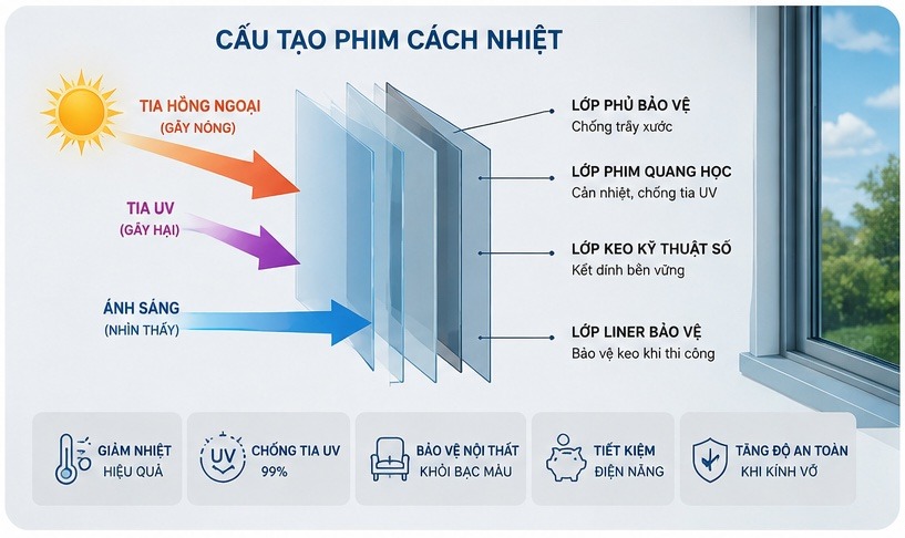 phim cach nhiet nha kinh cau tao phim cach nhiet